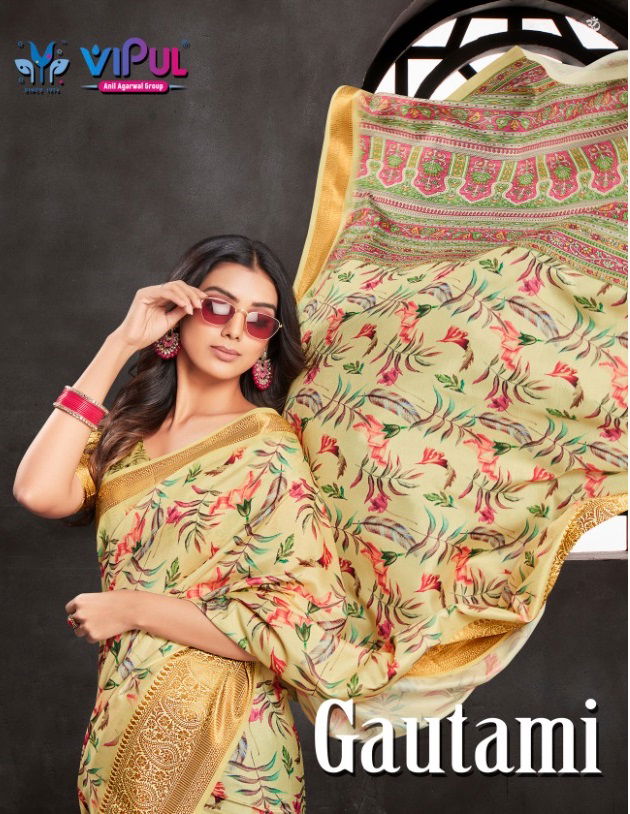 Vipul Gautami Festive Wear Wholesale Printed Designer Sarees Catalog